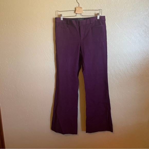 Banana Republic SLOAN BOOTCUT PANT in Purple Plum - Picture 2 of 8